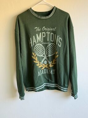 Target Green Hamptons Tennis Academy Sweatshirt size Medium